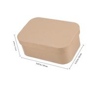 ROMISBABA Paper Box Elegant Aesthetic with Creativity and Versatile Design Khaki Rounded for Storage and Tea Packaging and Simple Yet Sophisticated Style for Crafting and Packaging