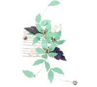 ROMISBABA Pearl Leaf Hair Comb Decorative Hair Accessory for Women Bridal Wedding Updo Strong Hold and Elegant Design for Special Occasions