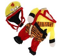 ROMISBABA Pet Dog Costume Monkey King Outfit for Large Dogs L Size, Cosplay Halloween Clothes for Bichon Frise French Bulldog, Funny Party Apparel for Puppies and Golden Retrievers