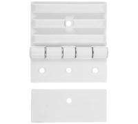ROMISBABA Plastic Door Hinge for Steam Room Doors Enhanced Durability with Minimalist Style Versatile and White for Sauna