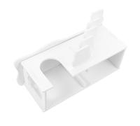ROMISBABA Plastic Hamster Hideout with Ladder Two-story Small Animal House for Guinea Pigs and Hamsters Indoor Habitat Toy White