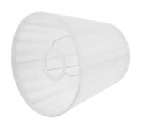 ROMISBABA Pleated Cloth Table Lamp Shade Replacement Wear Resistant Desk and Bedside Lamp Cover Simple Delicate Design for Home Hotel Bedroom Study Library Lighting