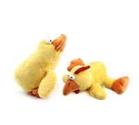ROMISBABA Plush Big Mouth Duck Chew for Dogs Interactive Sound for Puppies and Dogs Safe Premium Plush Material for Chewing and Playing Activities