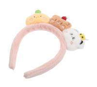ROMISBABA Plush Cartoon Animal Headband Cute Chicken Bear Panda for Women Girls Dress up Party Favors Skincare Washing Face