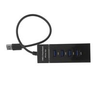 ROMISBABA Port USB Hub Adapter Multi Expansion Cable Splitter with Overload Protection and LED Indicator for Laptop Compatible with Windows