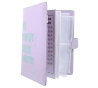 ROMISBABA Portable Budget Planner Binder with Water Resistant Cash Envelopes Multi for Couple Challenges Lightweight Notepad for Budgeting and Envelope Savings Challenge
