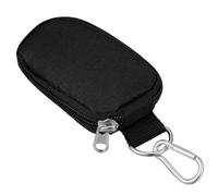ROMISBABA Portable Essential Oil Organizer Case with Zipper and Hanging Hook, Cloth Material, Finish Display, 10 Grids for 2ml Bottles, for Travel and Home Use
