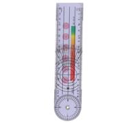 ROMISBABA Portable Goniometer Angle Protractor Ruler Made of Sturdy PVC for Medical Professionals and Orthopedic Patients, Reliable Measuring Tool for Evaluating Scores at Home Or Medical