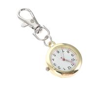 ROMISBABA Portable Hanging Pocket Watch Stainless Steel Glass Golden | Simple Design, Decorative Effect, Easy to Watch the Time, for People Who Work