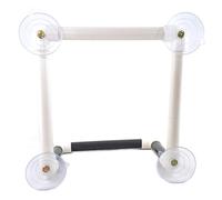 ROMISBABA Portable Pet Parrot Bird Stand Holder with Suction Cups, Detachable PVC Tube Bath Shower Perch, Suitable for Birdcage Accessories and Bird Bath Play