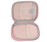 ROMISBABA Portable Pill Bag Case Small Travel Medicine Storage Bag with Strong Wear Resistance Practical Design Pink Oxford Cloth Polyester Fiber Aluminum Alloy for Outdoor Activities