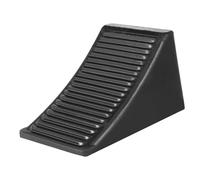 ROMISBABA Portable Rubber Wheel Chock Tire Block Vehicle Stopper Non-slip Support Pad 10x10x16cm for Cars Caravan Trailers Parking Safety