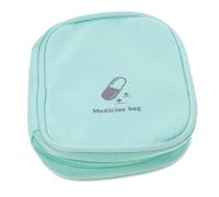 ROMISBABA Portable Small Medical Bag for Household Sundries Lightweight Tear Resistant Medicine Pouch with Opening Smooth Zipper Emergency Storage for Travel School Outdoor Use