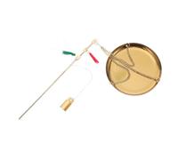 ROMISBABA Portable Traditional Chinese Copper Scale Handheld Ancient Medicine Weighing Tool for Herbalists Baking Cooking Small Business Travel Friendly Weight System