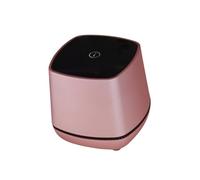 ROMISBABA Portable USB Powered Mini Desktop Computer Speakers with Bass Sound Volume Control Stereo Wired Small Speaker for Laptop Phone Home Office Rose Gold Compact Design