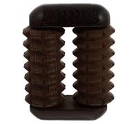 ROMISBABA Portable Wooden Hand Massage Roller for Travel and Home Use, Small Size Easy to Carry Creative Wooden Massager Tool for Relaxing Muscles and Relieving Stress