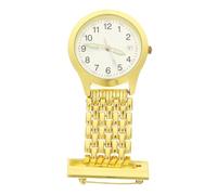 ROMISBABA Premium Nurse Clip Watch with Case Dual Calendar Pocket Watch for Medical Staff Easy Read Upside Down Dial Practical Hanging Design for Convenient Checking