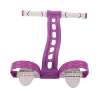 ROMISBABA Purple Yoga Resistance Band with Pedal for Sit-up Assistance High Elastic Fitness Tension Rope for Home Gym Portable Exercise Equipment Suitable for All Ages and Levels