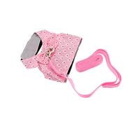 ROMISBABA Rabbit Vest Harness Leash for Small Animals Breathable Bow Tie Design Skin Friendly Material Suitable for Ferret Kitten Guinea Pig Walking and Photoshoot