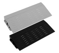 ROMISBABA Ramps Installation Sweeping Vacuum for 2pcs Plastic Robot and Threshold, Universal Fit with Fast Anti-slip Transition Strip Door Thresholds for Home Entryways