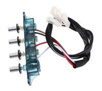 ROMISBABA Range Hood Parts Cooker Knobs Replacement Momentary Push Button Switch Ignition Start Stop Switch for Range Hoods