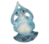 ROMISBABA Realistic Resin Sitting Turtle Craft with Weather Resistant Feature, Marine Nautical Decoration for Living Room and Garden, Ocean Inspired Coastal Decor with Elegant Design