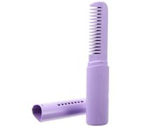 ROMISBABA Rechargeable Cordless Hair Straightener Brush with 4000mah Battery, Abs and Aluminium Heated Brush for Travel, Convenient Styling the Go and Effective Straightening
