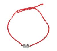 ROMISBABA Red String Bracelet Handwoven with Mini Stainless Steel Openable Pendant Screw-open Design for Easy Filler Replacement Chic Jewelry for Women Valentines Day Accessories