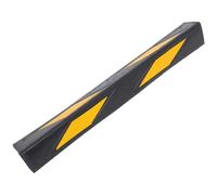 ROMISBABA Reflective Rubber Wall Guards with Self-adhesive Backing Rounded Corners Sl ontemporary Design for Home Garages and Commercial Spaces