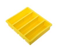 ROMISBABA Removable Silicone Ice Cube Tray Cavity Large Long Ice Cube Molds for Freezer Slow Melting Cold Drinks Baking and Food DIY Tool Flexible Easy Release
