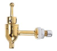 ROMISBABA Replacement Copper Water Dispenser Spout Rustproof Wear-Resistant Beverage Dispenser Faucet with Lever Handle Golden for Home and Office
