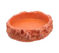 ROMISBABA Reptile Water Bowl and Food Dish with Spill Design Lightweight Durable Feeding Bowl for Tortoises Lizards Hedgehogs and Pets Smooth Surface for Easy Worm Feeding