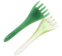 ROMISBABA Resin Scalp Massaging Comb for Better Massage Effect and Comfortable Feel with Hard Teeth 2pcs Green Head Scratcher Massager for Father's Day Suitable for Use on Head and Scalp