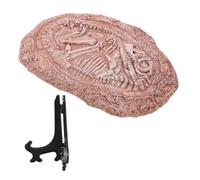 ROMISBABA Resin Simulation Dinosaur Ornament for Reptile Tank Landscaping Unique Decorative Specimen for Teaching and Collecting Compact and Lightweight Design