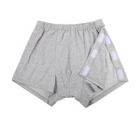 ROMISBABA Reusable Cotton Men's Underwear for Postoperative Rehabilitation, Convenient Design for Independent Use, Stylish and Simple Colour, Suitable for Men Recovering from Fractures