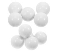 ROMISBABA Roulette Ball Replacement with Precision Design and Smooth Rolling for Roulette Wheel 10pcs 14mm White Acrylic Beads for Table Game and Social Gatherings