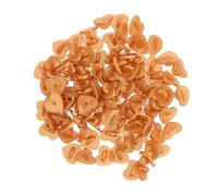 ROMISBABA Rubber Pin Backs Sturdy Brooch Back Replacement in Golden Colour 100 Pcs Heart Shaped Easy to Use for Service Bars and Badges for Jewelry Making and DIY Crafts