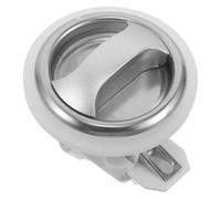 ROMISBABA Rv Combination Door Lock Security Cabinet Lock for Cabinet and Door Silver Round Knob Abs Alloy Metal Sturdy Enhancing Privacy Robust Security for Boat and Rv Use