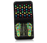 ROMISBABA Safe Stone Foot Massager Mat for Home Use Durable Foot Sole Massage Tool with Smooth Edges Compact Reflexology Pad for Tension Relief and Release