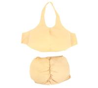 ROMISBABA Santa Claus Costume Accessory Padded Belly and Fake Butt for Adults Lightweight Soft Unisex Christmas Cosplay Prop Quick Dress-up for Holiday Parties