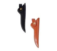 ROMISBABA Scissor Scratching Protection Generous Preventing and Tool Design Cover 2pcs Pu with Simple Nice-Looking Protective Case Scissors Suitable for Hairdresser and Barber
