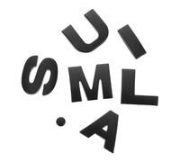 ROMISBABA Self Adhesive Metal Letter Stickers for Mailboxes Durable Alphabet Decals with Strong Weatherproof Bond Easy to Install Decorative Letters for House Office Cars Trucks Hotel Signs