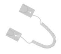 ROMISBABA Self Adhesive Remote Control Security Cable with Elastic Loss Spring Rope Tether for Phones Tvs Devices No Drill Installation Durable and Minimalist Design