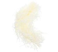 ROMISBABA Shredded Tissue Paper Filler 500g Pack, Milk White Raffia Grass Paper Filling for Boxes and Party Packaging, Box Stuffing for Basket Decoration and Wrapping Accessories