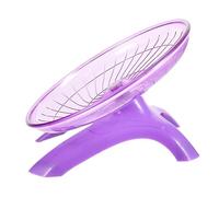 ROMISBABA Silent Hamster Wheel Cozy Exercise for Hamsters Guinea Pigs Chinchillas Gerbils Low Noise Design for Peaceful Nights for Animal Play