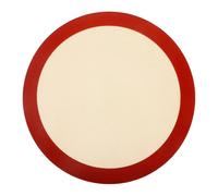 ROMISBABA Silicone Baking Mat Round Non-Stick Heat Resistant Baking Pad for Oven and Home Bakery for Cookies Biscuits Meringues with Easy Clean Surface