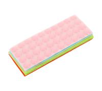 ROMISBABA Silicone Braille Stickers Repositionable Adhesive Markers 5 Sheets with Raised Tactile Dots for Blind and Visually Impaired for Glass and Plastics, for Independent Use Indoors