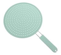 ROMISBABA Silicone Oil Splatter Guard Screen with Anti-Skid Net Cover, Oil Splash Protector for Frying Pans, Multifunctional Kitchen Cooking Splash Shield, Random Color