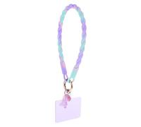 ROMISBABA Silicone Phone Lanyard Wrist Strap Anti-slip Glow Bear Decorative Mobile Phone Accessory for Women Multifunctional Lightweight Holder for Keys Id Cards and Cameras