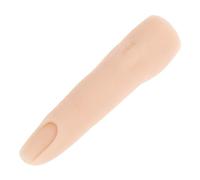 ROMISBABA Silicone Practice Finger Nail Nail Art Tool Reusable Not Easy to Deform Or Break Pink with Joint Bendable for Personal and Professional Use Beginner